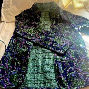 Like new quilted cotton blend reversible jacket with Mandarin collar